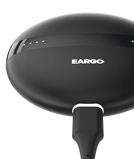 Eargo 5 medical device industrial design, detail view 5