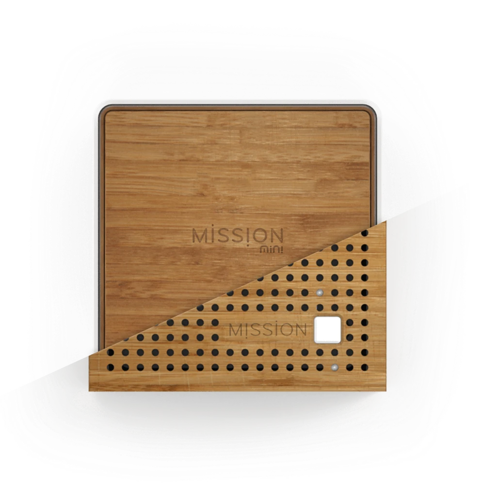 Mission Mini consumer electronics industrial design, detail view 6