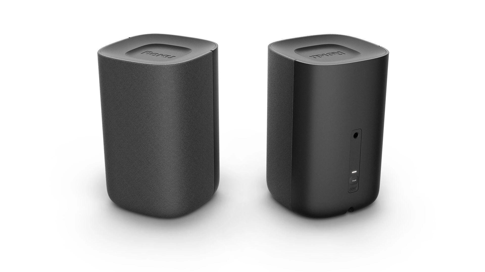 ROKU Wireless Speakers consumer audio industrial design, detail view 6
