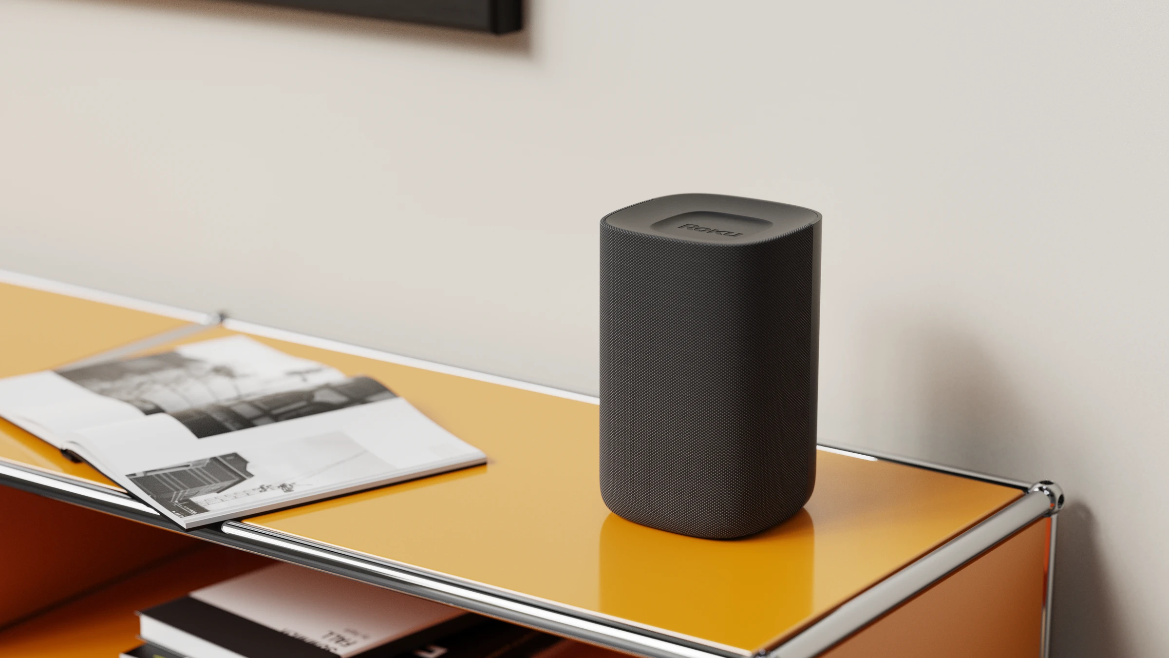 ROKU Wireless Speakers consumer audio industrial design, detail view 8