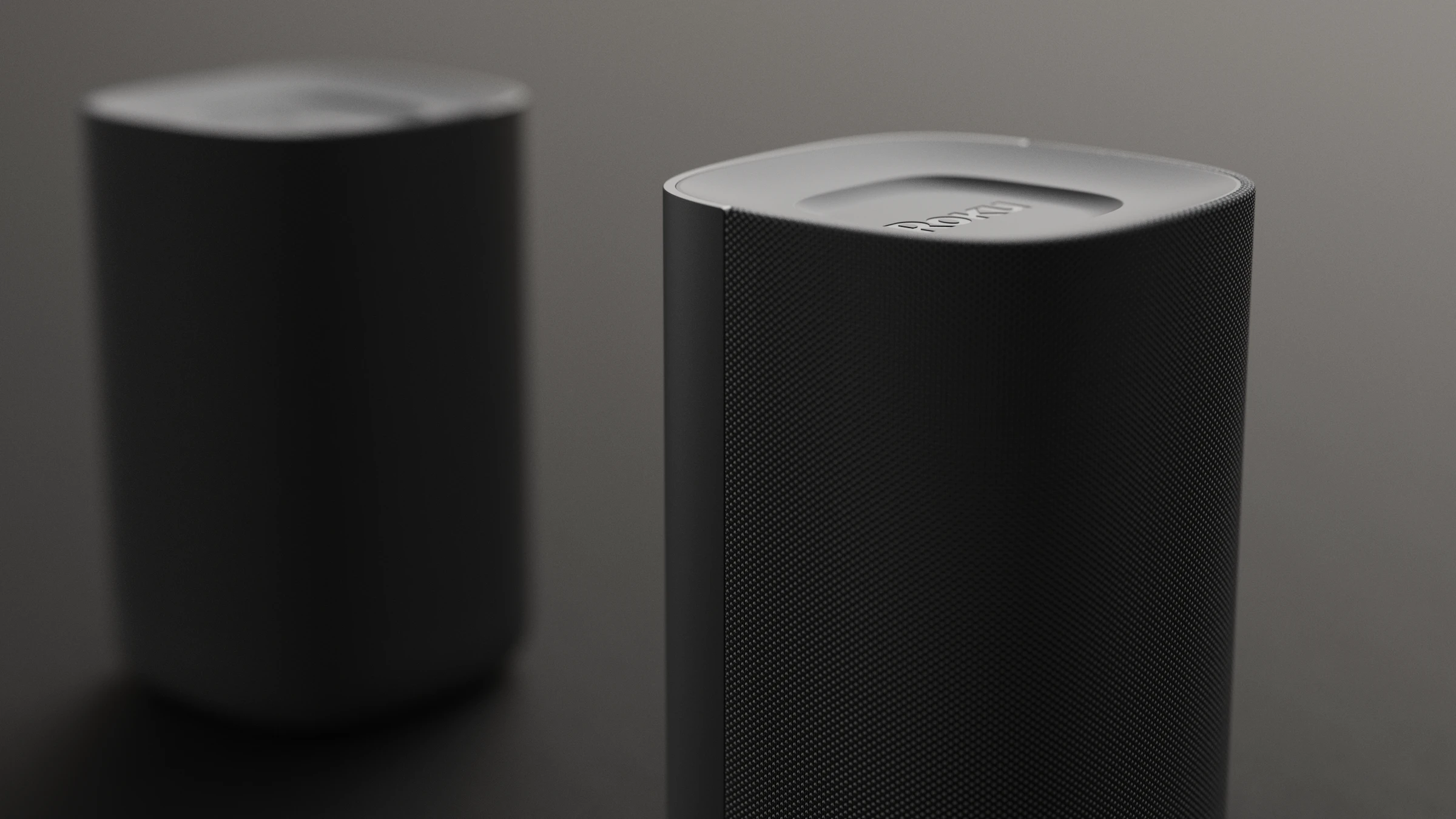 ROKU Wireless Speakers consumer audio industrial design, detail view 14