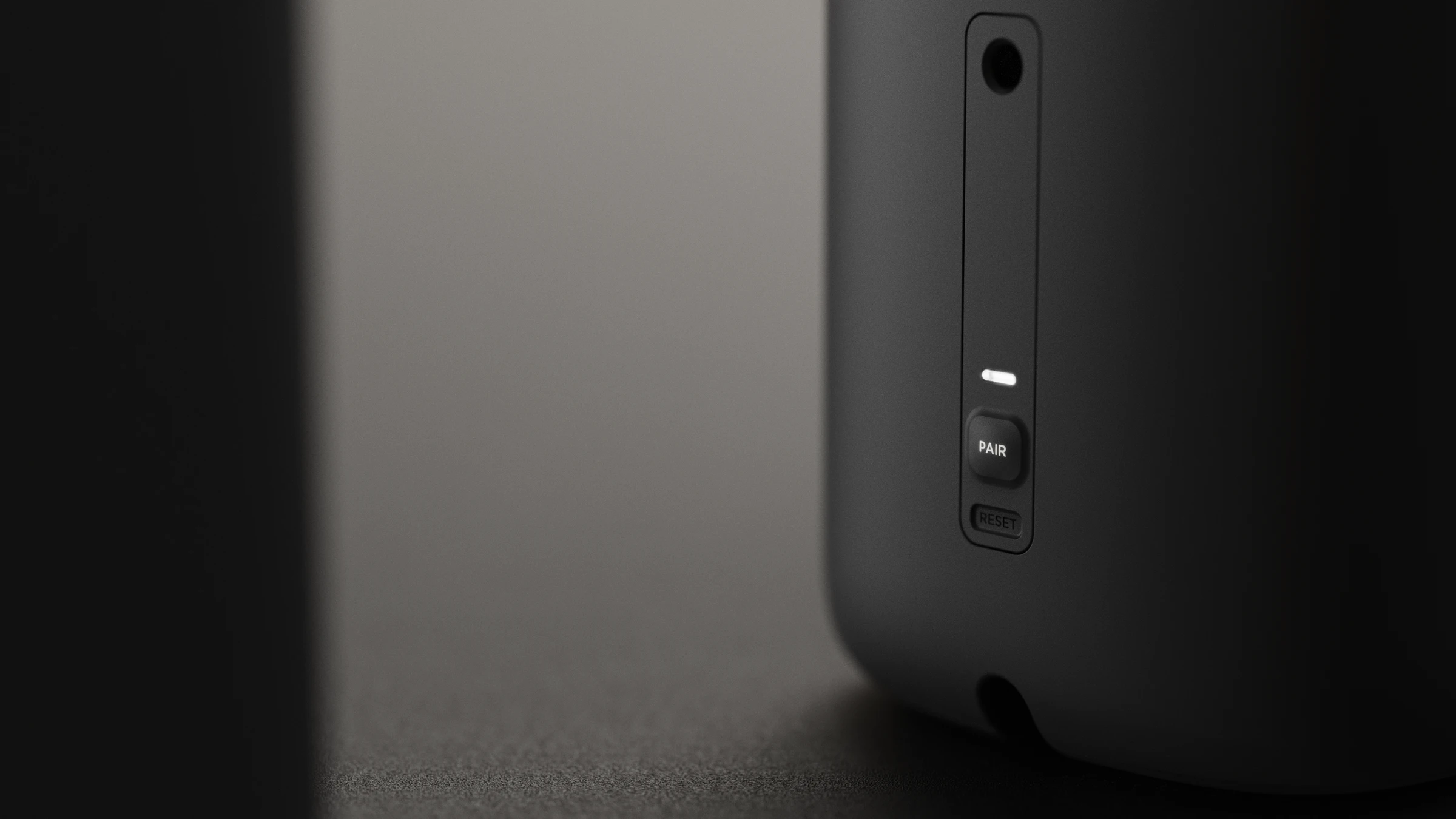 ROKU Wireless Speakers consumer audio industrial design, detail view 11