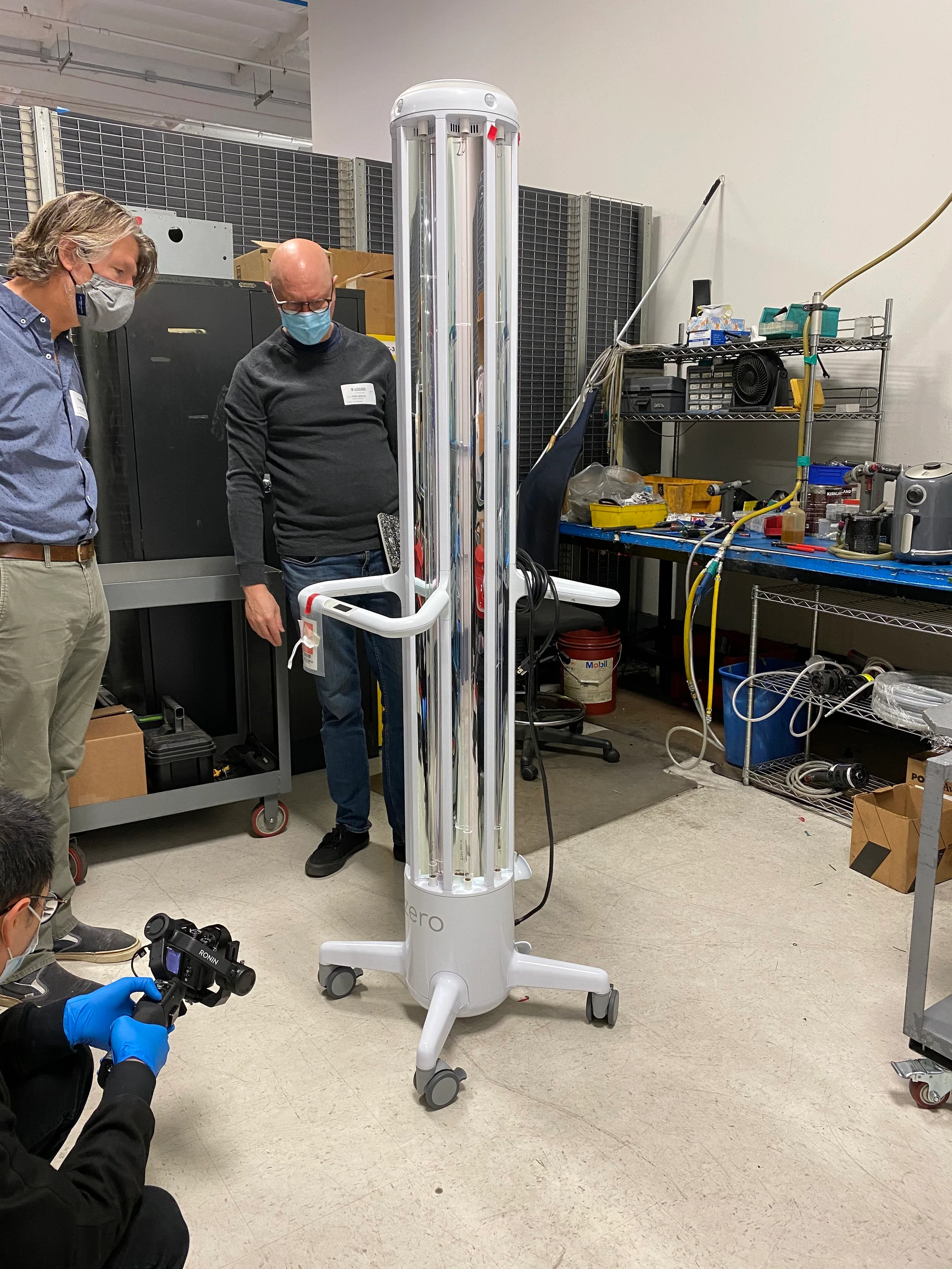 R-ZERO Arc healthcare tech industrial design, detail view 9