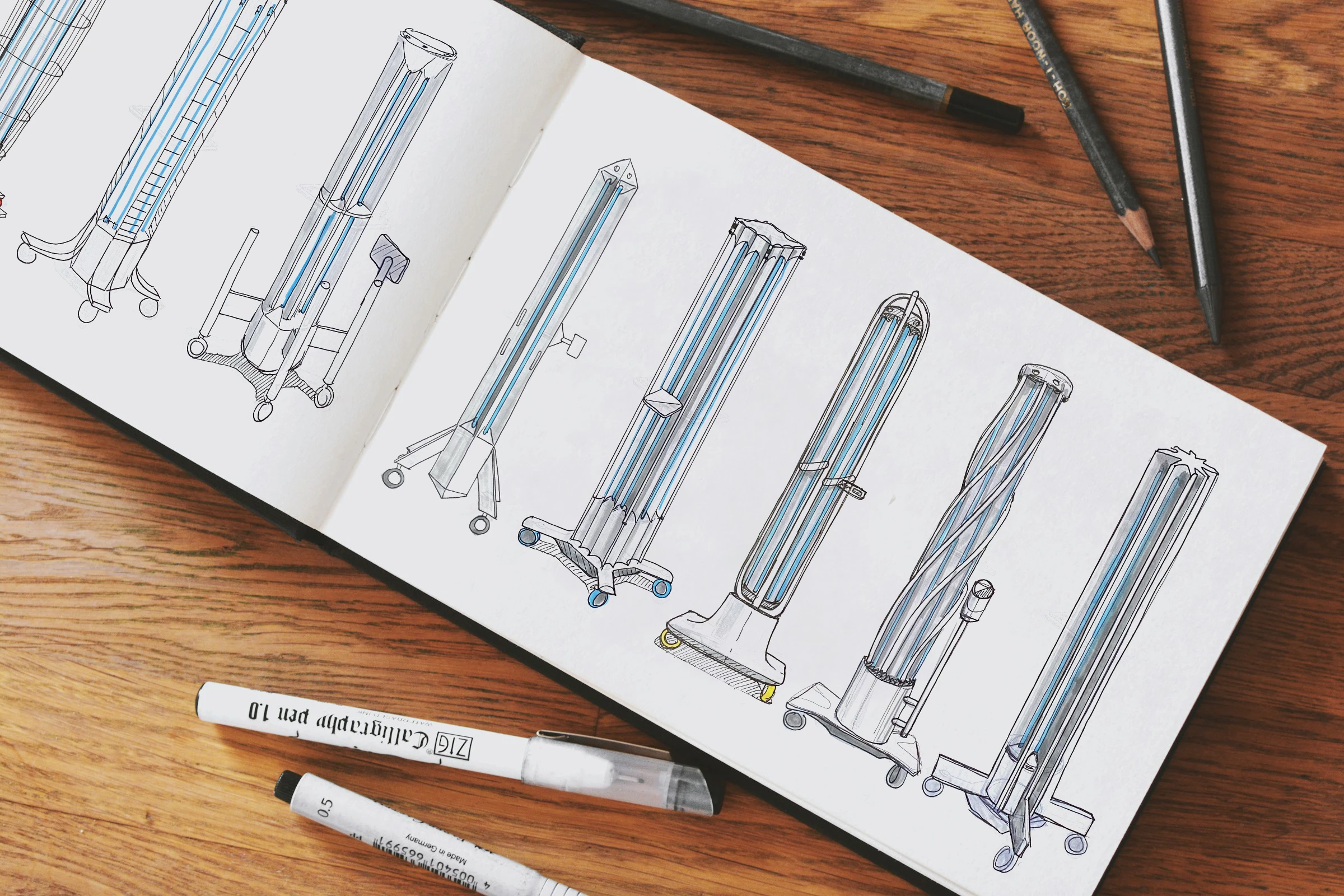 R-ZERO Arc healthcare tech industrial design, detail view 14